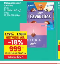 Spar Milka desszert ajánlat