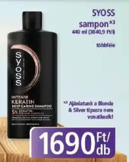PlusMarket SYOSS sampon ajánlat