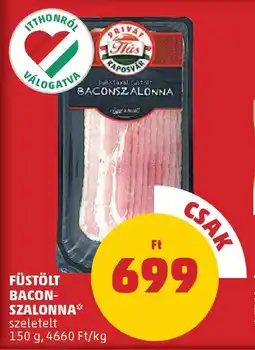 PENNY Füstölt baconszalonna ajánlat