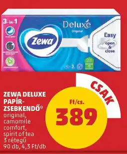 PENNY Zewa Deluxe papírzsebkendő ajánlat