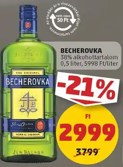 PENNY Becherovka ajánlat