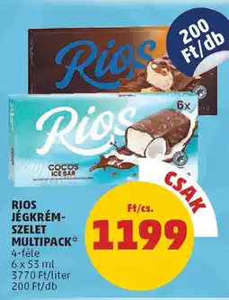 PENNY Rios Jégkrémszelet multipack ajánlat