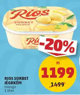 PENNY Rios Sorbet jégrkém ajánlat