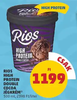 PENNY Rios High Protein Double Cocoa jégkrém ajánlat