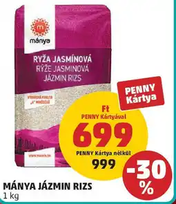PENNY Mánya Jázmin rizs ajánlat