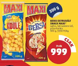 PENNY Bersi Extrudált snack maxi ajánlat