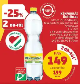 PENNY Kékforrás üdítőital ajánlat