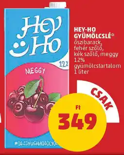 PENNY Hey-Ho gyümölcslé ajánlat