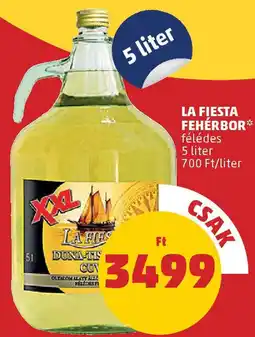 La Fiesta fehérbor