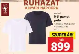 Lidl esmara Női pamut póló ajánlat
