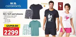 Lidl Női/férfi nyári pizsama ajánlat
