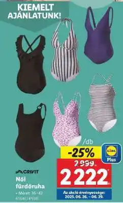 Lidl Női fürdőruha ajánlat