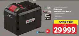 Lidl PARKSIDE PERFORMANCE Prémium akkumulátor, 12 Ah ajánlat