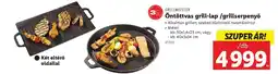 Lidl Öntöttvas grill-lap /grillserpenyő ajánlat