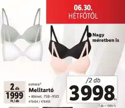 Lidl ESMARA Melltartó ajánlat