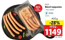 Lidl PIKOK Bécsi roppanós ajánlat