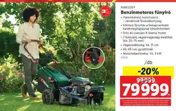 Lidl PARKSIDE Benzinmotoros fűnyíró ajánlat