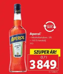 Lidl Aperol ajánlat