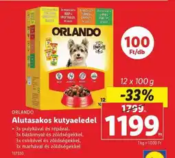 Lidl ORLANDO Alutasakos kutyaeledel ajánlat