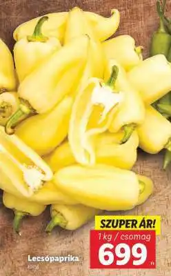 Lidl Lecsópaprika ajánlat
