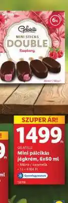 Lidl Gelatelli Mini pálcikás jégkrém, 6x60 ml ajánlat