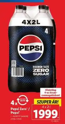 Lidl Pepsi Zero / Pepsi ajánlat
