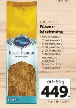 Lidl 1001 DELIGHTS Fűszerkészítmény ajánlat