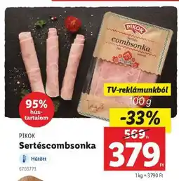 Lidl PIKOK Sertéscombonka ajánlat