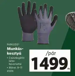 Lidl PARKSIDE Munkáskesztyű ajánlat