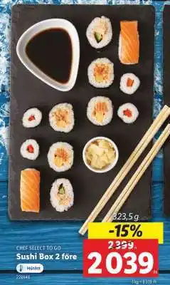 Lidl Sushi box 2 főre ajánlat
