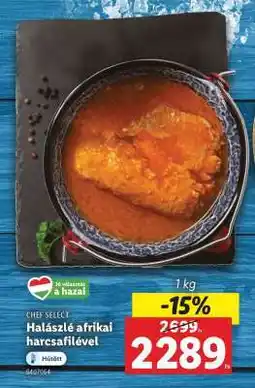 Lidl Halászlé afrikai harcsafilével ajánlat