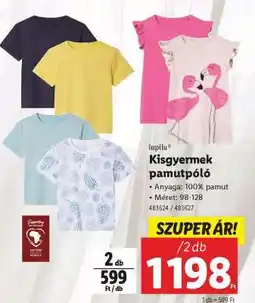 Lidl lupilu Kisgyermek pamutpóló ajánlat