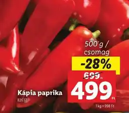 Lidl Kápia paprika ajánlat