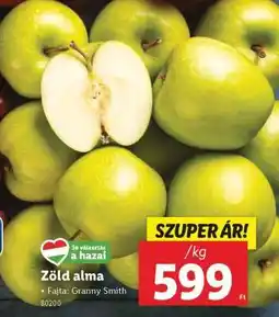 Lidl Zöld alma ajánlat