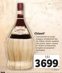Lidl Chianti ajánlat
