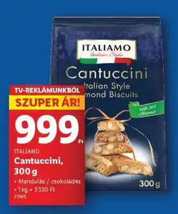 Lidl ITALIAMO Cantuccini, 300 g ajánlat