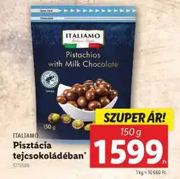 Lidl ITALIAMO Pisztácia tejcsokoládéban ajánlat