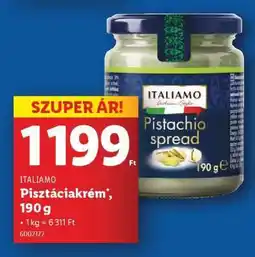 Lidl ITALIAMO Pisztáciakrém ajánlat