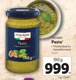 Lidl ITALIAMO Pesto ajánlat