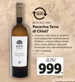 Lidl BOTTE DEI CONTI Pecorino Terre di Chieti ajánlat