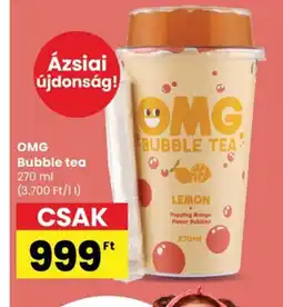 Spar OMG Bubble Tea ajánlat
