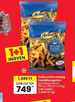 Spar Aviko extra vastag hasábburgonya ajánlat