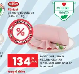Spar Regnum Párizsi ajánlat