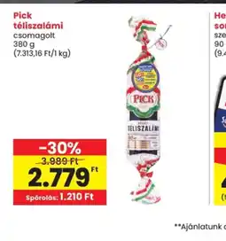 Spar Pick téliszalámi ajánlat