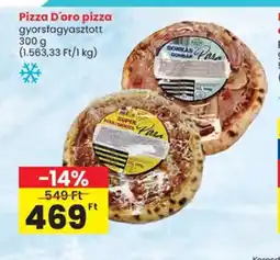 Spar Pizza D'oro pizza ajánlat