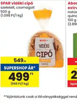 Spar SPAR vidéki cip ajánlat