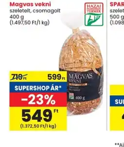 Spar Magvas vekni ajánlat