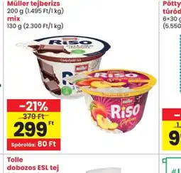 Spar Müller tejberizs ajánlat