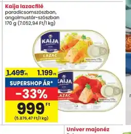 Spar Kaija lazacfilé ajánlat