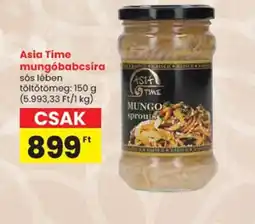 Spar Asia Time mungbabcsira ajánlat